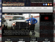 Tablet Screenshot of morganautosonline.com